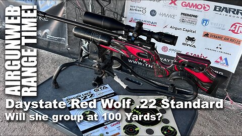 AIRGUN RANGE TIME - Daystate Red Wolf .22 Can it hold a group at 100 yards? Let’s find out!