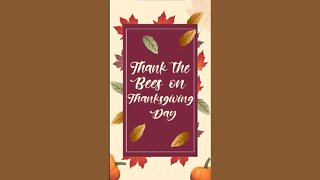 This Thanksgiving, "BEE" Thankful!