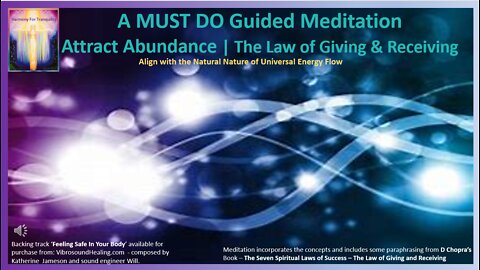 A MUST DO Guided Meditation | Attract Abundance - The Law of Giving and Receiving