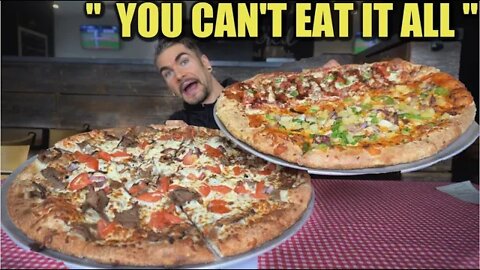 PRO EATER VS ALL YOU CAN EAT PIZZA CHALLENGE | Pizza Buffet | Endless Pizza? | Pizza Town