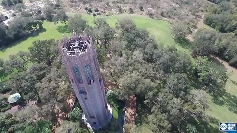 Action Air Skyview over Bok Tower in Polk County