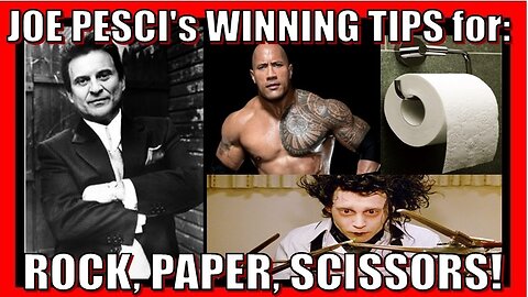 JOE PESCI's WINNING TIPS for ROCK, PAPER, SCISSORS!