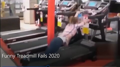 Funny Treadmill Fails Video