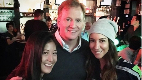 Roger Goodell Does a Round of SHOTS with Seahawks Fans