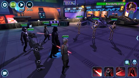 Starwars Galaxy of Heroes Gameplay