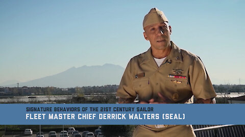 10 Signature Behaviors of the 21st Century Sailor intro with Fleet Master Chief Derrick Walters