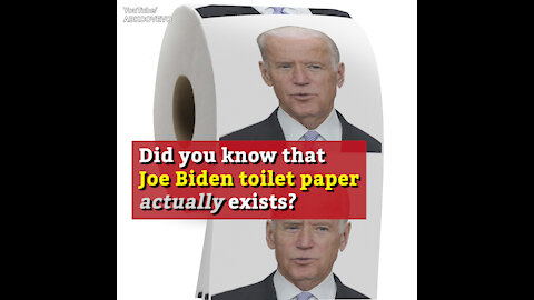 Did you know that Joe Biden toilet paper actually exists?