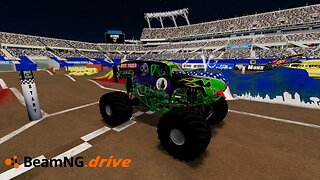 Monster Jam Path of Destruction| 16 Truck Racing| BeamNG.Drive Monster Jam #monsterjam #beamngdrive