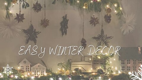 Easy Winter Decor | DIY STARS