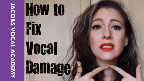 How to fix Vocal Damage