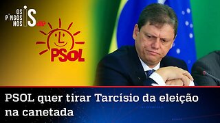 Com medo, PSOL tenta barrar candidatura de Tarcísio de Freitas em SP