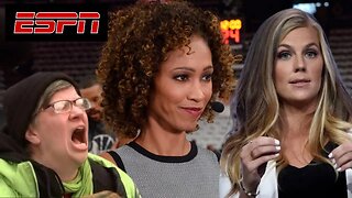 ESPN's Sage Steele DEFENDS Sam Ponder SPEAKING OUT for Women's Rights In Sports! BAN BIOLOGICAL MEN!