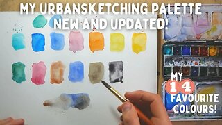 My BEST URBANSKETCHING PALETTE - Favourite Watercolours Updated for 2022!