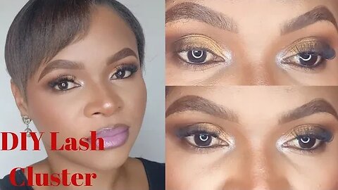 DIY lashes Cluster | individual lashes @Milklear lashes | Claudia Nunes