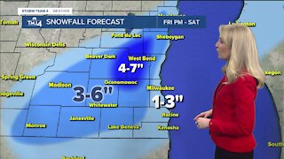 Cloudy Friday as rain moves in mid-day with possible rain-snow mix