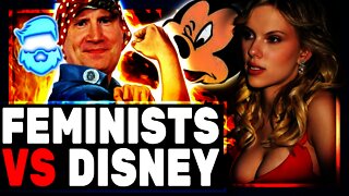 Feminists RAGE At Disney Over Scarlett Johansson! Kevin Feige EMBARASSED & Chris Pratt Called Out!