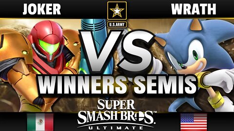 CE | Joker (Samus) vs Wrath (Sonic) - Winners Semis U.S. Army Ultimate Challenge