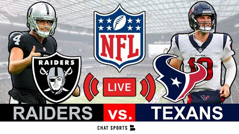 LIVE: Raiders vs. Texans Watch Party