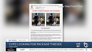 Chula Vista Police search for package thieves