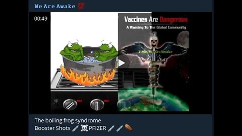 The boiling frog syndrome💉☠️PFIZER