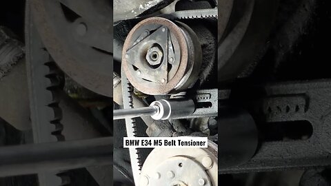 BMW E34 M5 Belt Tensioner #mechanic #bmw #car #bmwm5 #tool #bmwe34 #diy #restoration #engine