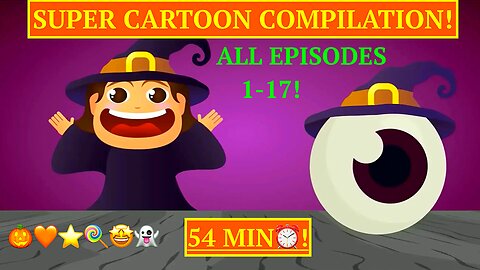 Cartoons for Children - Funny Cartoons for Kids - Halloween Cartoon Compilation for Kids