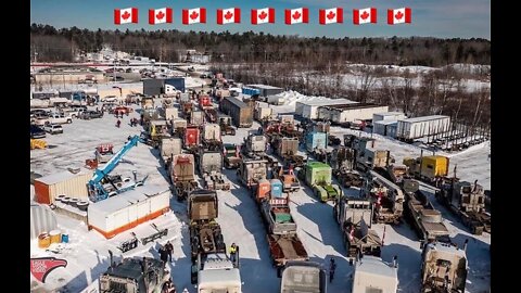Edited MUST WATCH!!! Video Mashup Tribute for the Trucker Convoy Canada