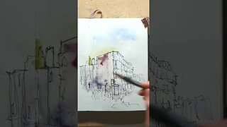 Painting Fortnum and Mason #urbansketch #dailysketch #sketching #arttutorials