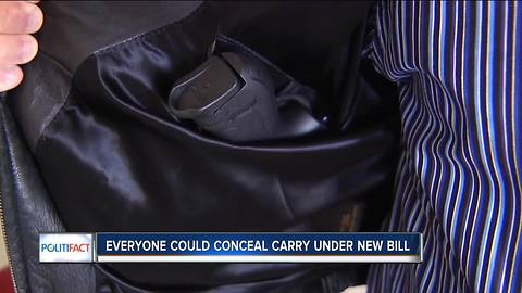 PolitiFact Wisconsin: Everyone could conceal carry claim