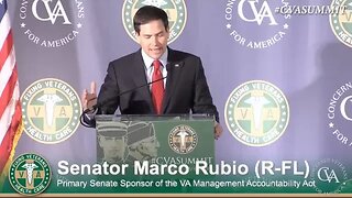 Rubio Addresses Veterans Health Care Policy Summit