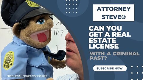 Can you get your real estate license if you have a criminal conviction?