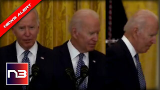 Biden Whispers Remark, instantly Stuns Reporters Before Leaving Room