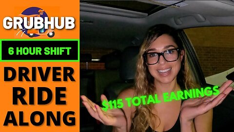 GrubHub Driver Ride Along Food Delivery | $115 In 6 Hours | Part 4
