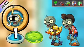 Plants vs Zombies 2 - Big Beach Brawl 2023 Level 1 [Plants Lvl 1 & No Premium] + DOWNLOAD