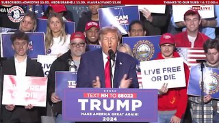 REPLAY: President Trump Live from Durham New Hampshire | 12-16-2023