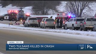 Two Tulsans Killed In Crash Near Dexter, Minnesota