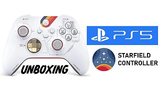 OFFICIAL PS5 Starfield Controller Unboxing