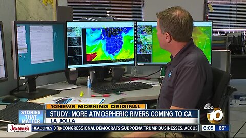 Scripps study says California will get more rain from atmospheric rivers