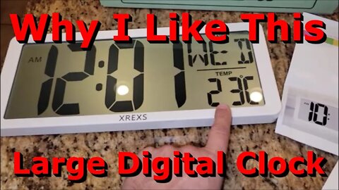 Watch This - Why I Like This Large Digital Wall Clock