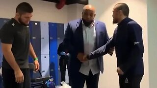 Khabib Nurmagomedov “what is dis brother?” To Daniel Cormier