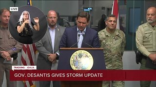TRACKING IDALIA | Governor DeSantis provides latest on state preps for Hurricane Idalia