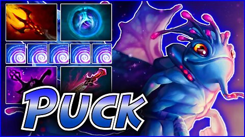 How to DELETE your ENEMYS with one click Puck | DOTA 2 Gameplay