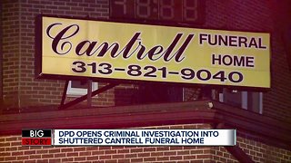 DPD opens criminal investigation after bodies of 11 infants found in former funeral home ceiling