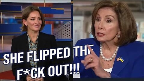 NANCY PELOSI EXPLODES AT MSNBC REPORTER, CALLS HER "TRUMP APOLOGIST" OVER USING FACTS & LOGIC