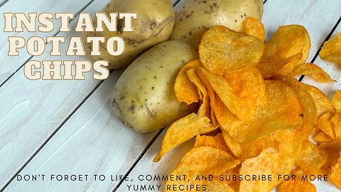 10-Minute Instant Potato Chips | Karare Aloo Chips Recipe | Potato Wafer that Lasts a Year