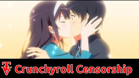 Crunchyroll Censored A Kiss In An Anime #anime