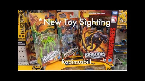 Core Class Soundwave, Dracodon, and Deluxe Kingdom Shadow Panther *Rodimusbill New Toy Sighting*