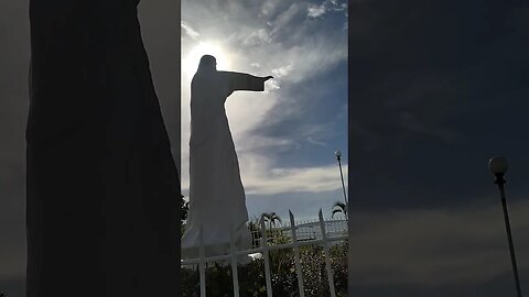 The God the Father Shrine stands at the top of Aklan, overlooking Boracay.such a nice view #boracay