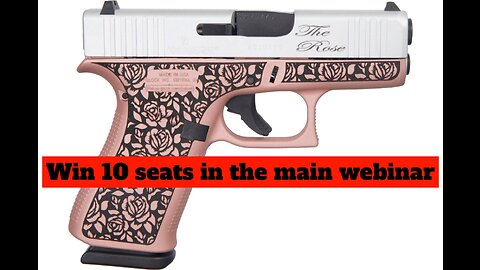 GLOCK G43X 9MM 3.41” 10-RD MINI #1 FOR 10 SEATS IN THE MAIN WEBINAR