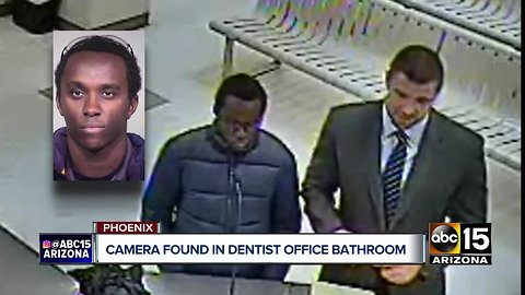 Police arrest man accused of hiding surveillance camera in bathroom of Phoenix dentist office